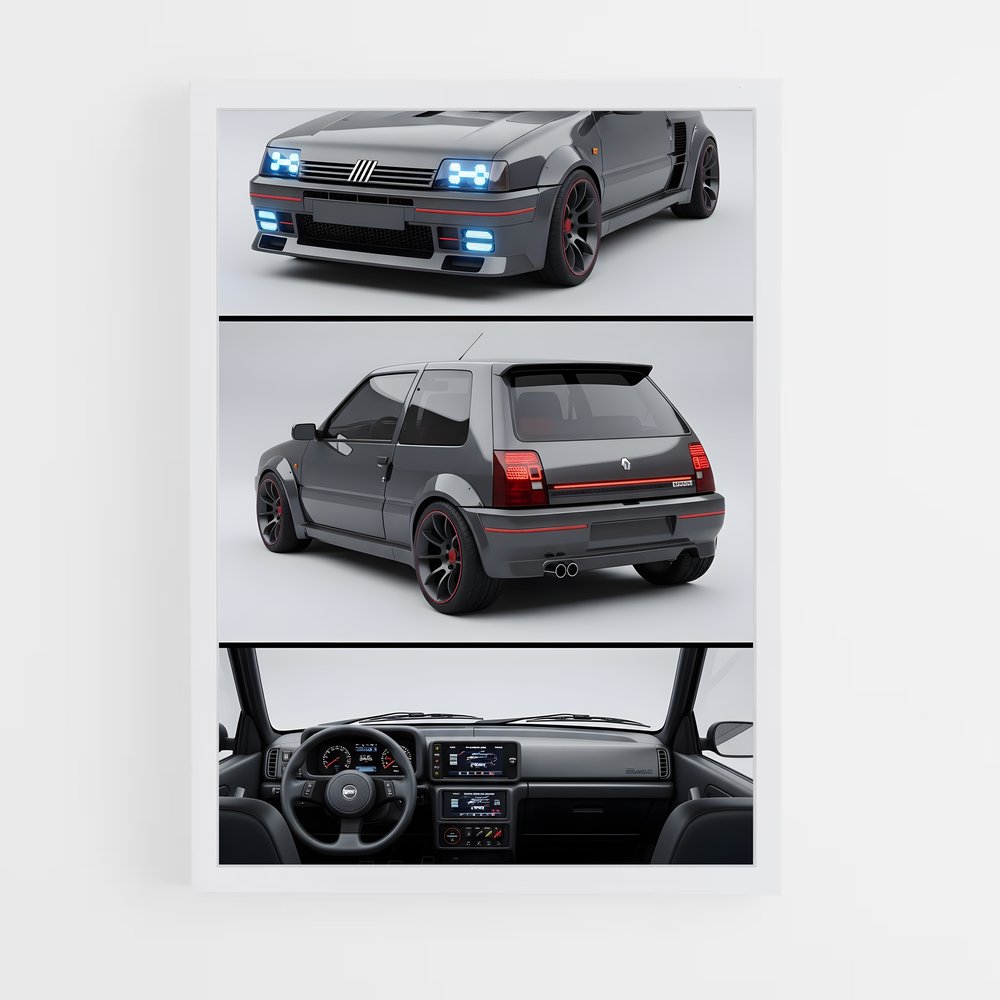 Poster Vif Lumineux – affiche Renault (vue 3)